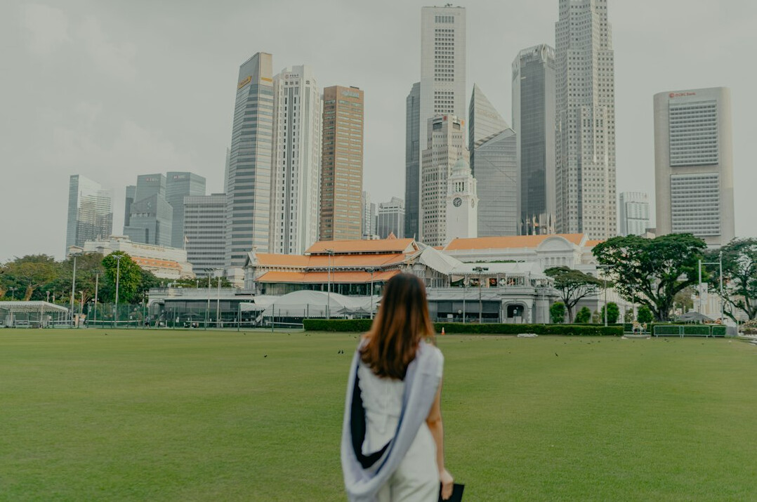 Portrait of a smiling Singaporean businesswoman