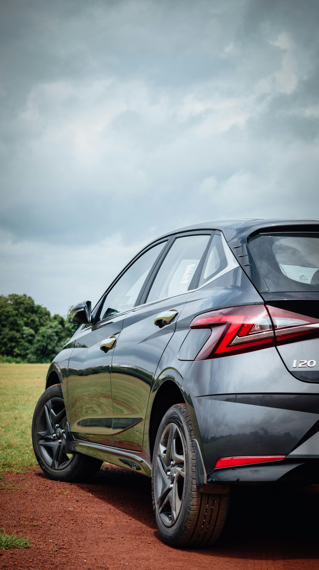Compact economy hatchback rental car
